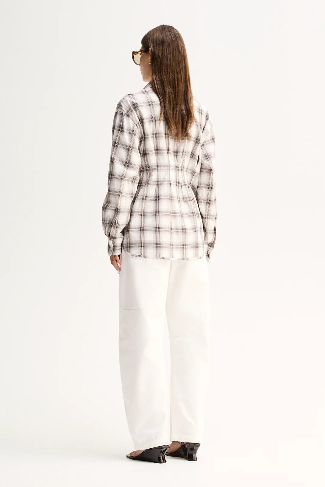 Elka Collective - Heather Shirt (White Check) Elka Collective