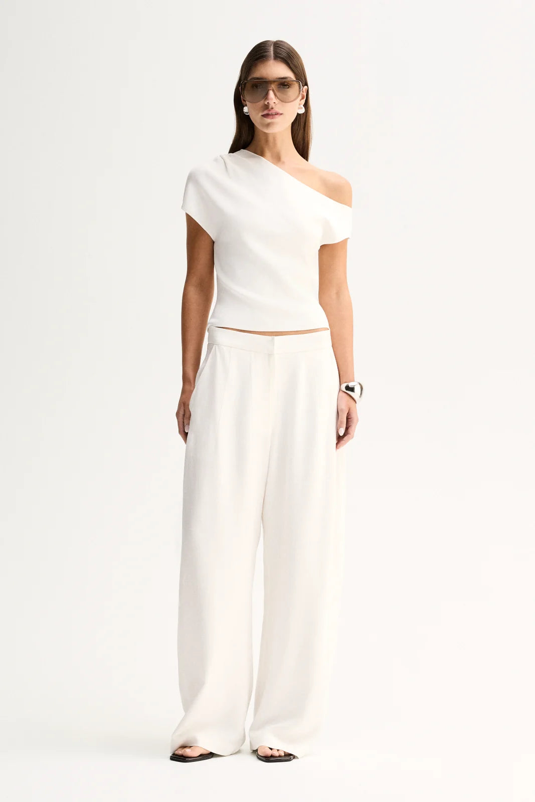 Elka Collective - Talia Knit Top (White) Elka Collective