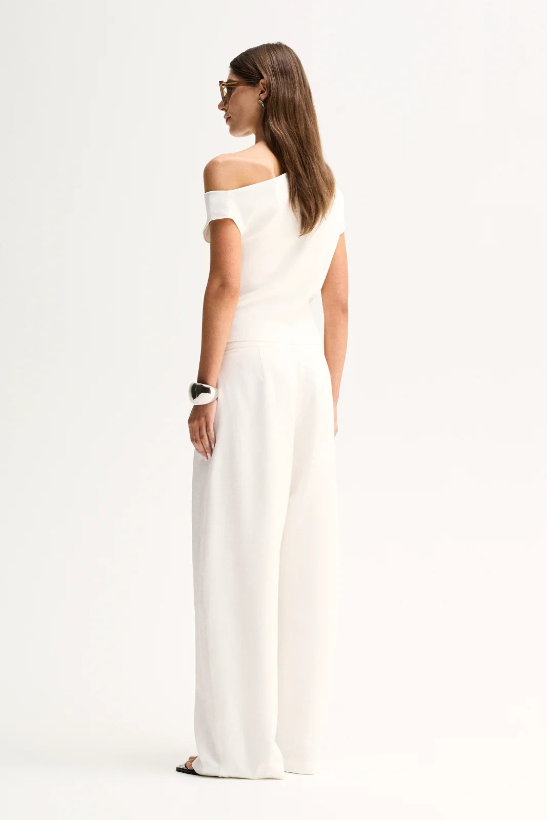 Elka Collective - Talia Knit Top (White) Elka Collective