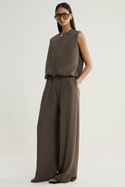 Elka Collective - Margot Vest (Taupe) Elka Collective