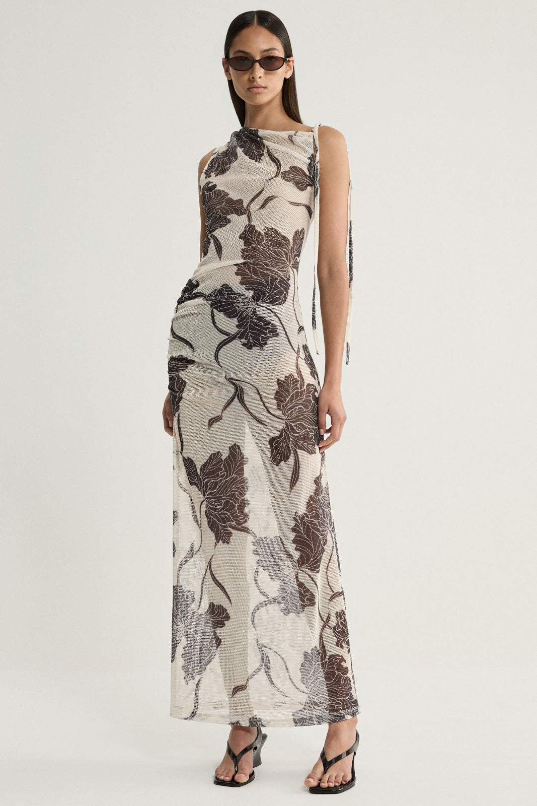 Elka Collective - Valerie Dress (Ecru Floral) Elka Collective