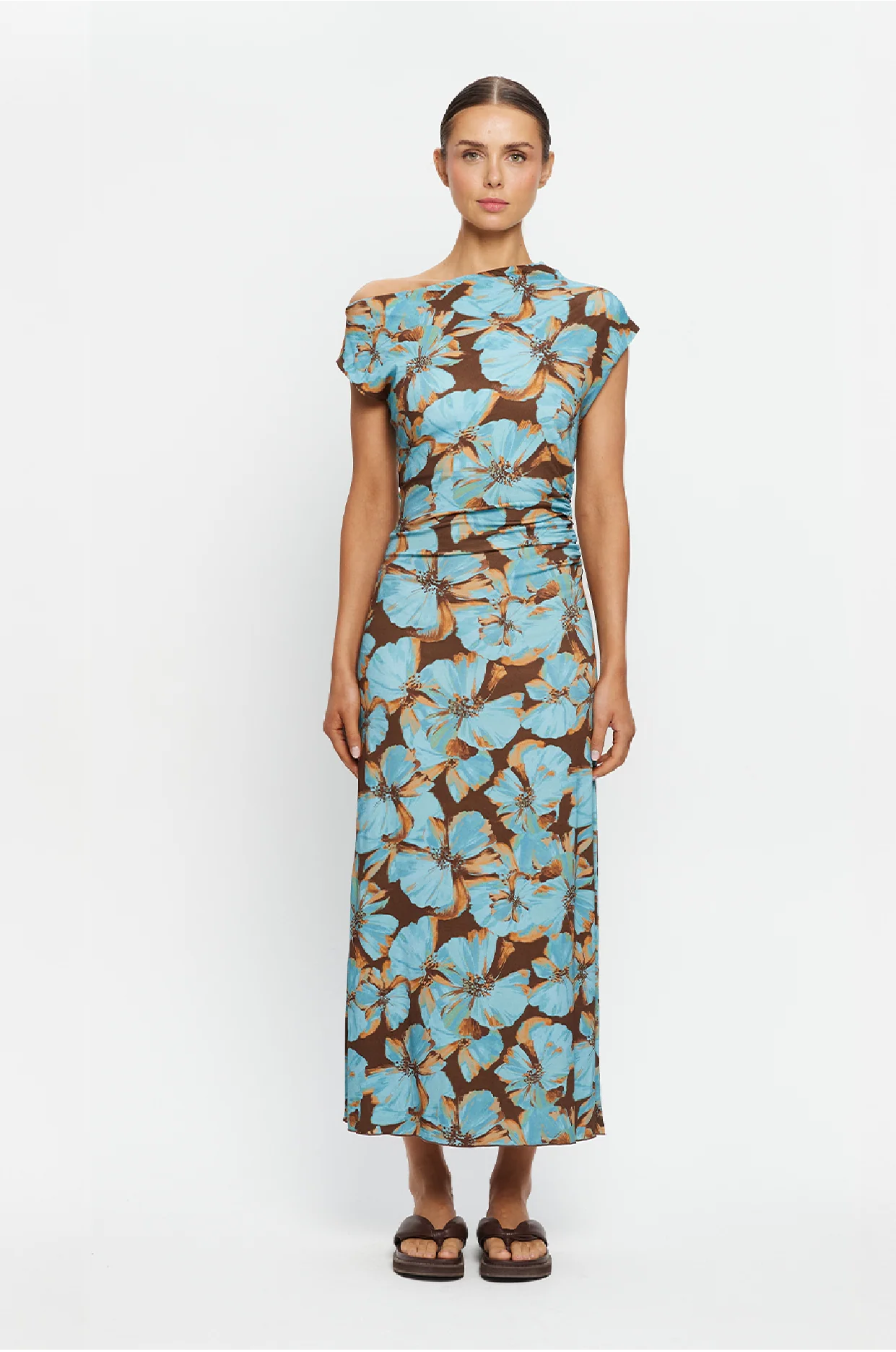 Kivari - Nieve Jersey Maxi Dress (Blue) Kivari