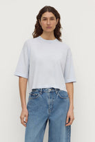 Assembly Label - Kensy Cotton Cashmere Tee (Powder Blue) Assembly Label