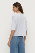 Assembly Label - Kensy Cotton Cashmere Tee (Powder Blue) Assembly Label