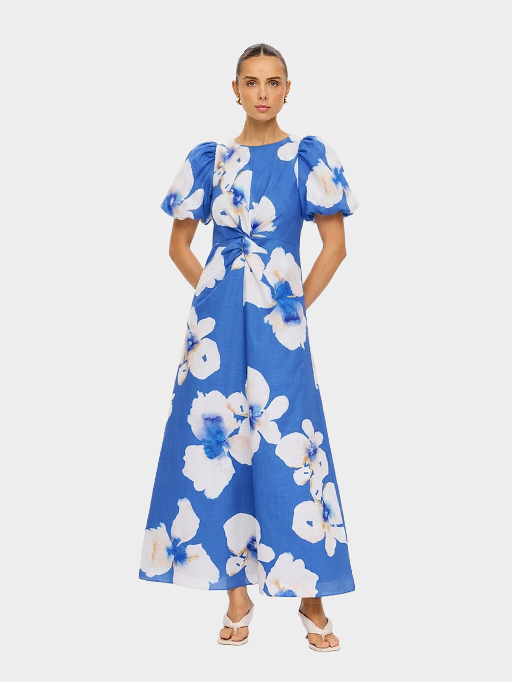 (Pre-Order) Kivari - Rowena Maxi Dress (Blue) Kivari
