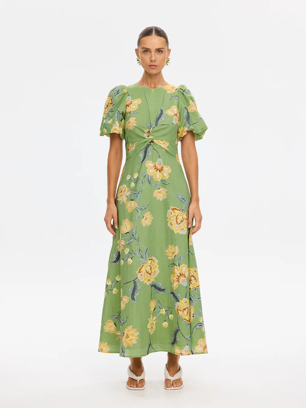 Kivari - Eve Maxi Dress (Green) Kivari