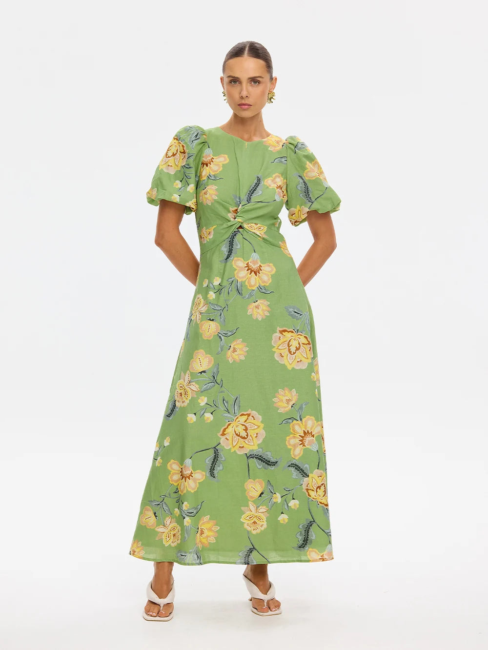 Kivari - Eve Maxi Dress (Green) Kivari