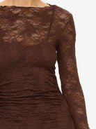 Kivari - Marie Lace Maxi Dress (Chocolate) Kivari