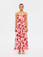 Kivari - Rosalie Strappy Maxi Dress (Red) Kivari