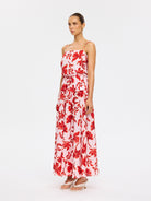 Kivari - Rosalie Strappy Maxi Dress (Red) Kivari