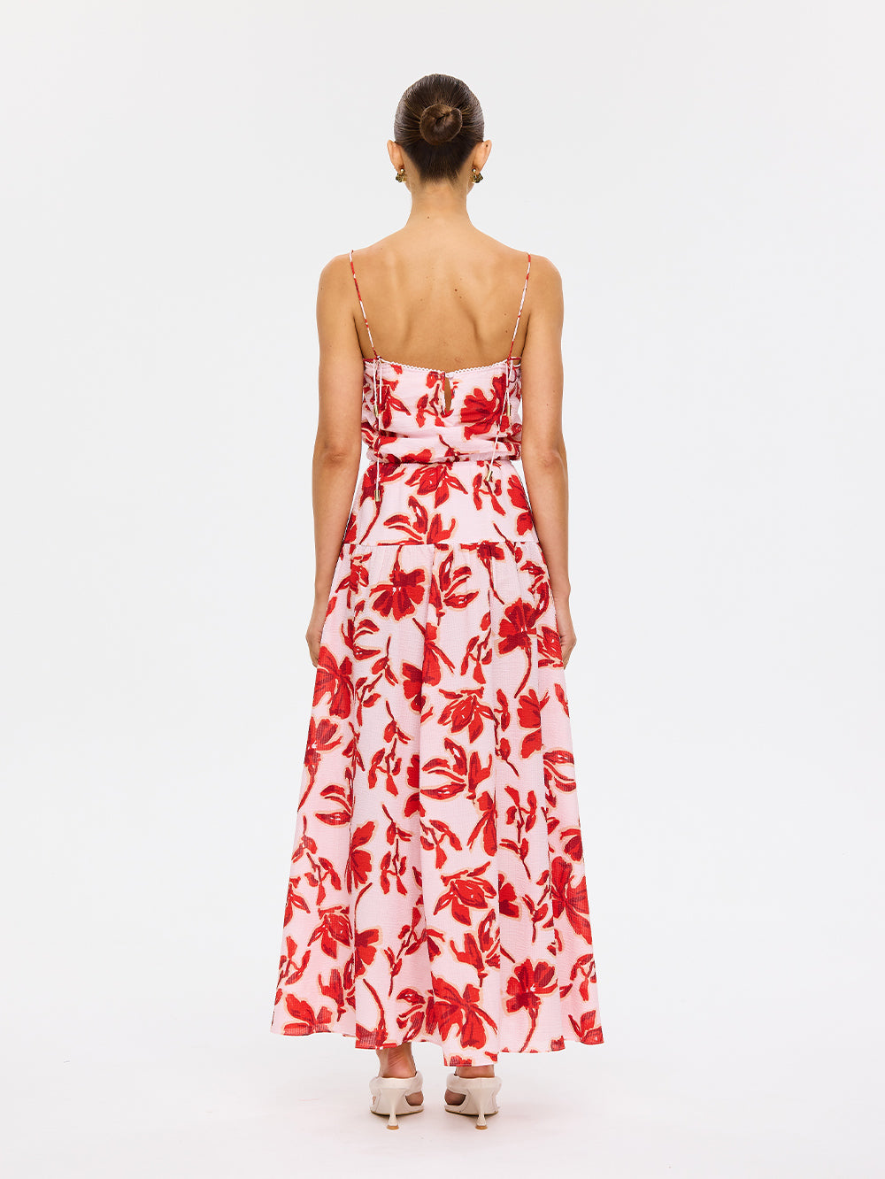 Kivari - Rosalie Strappy Maxi Dress (Red) Kivari