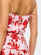 Kivari - Rosalie Strappy Maxi Dress (Red) Kivari