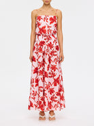 Kivari - Rosalie Strappy Maxi Dress (Red) Kivari