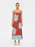 (Pre-Order) Kivari - Enzo Midi Dress (Maroon) Kivari