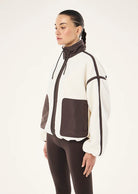 P.E Nation - Lennon Sherpa Jacket (Whisper White/Coffee) P.E Nation