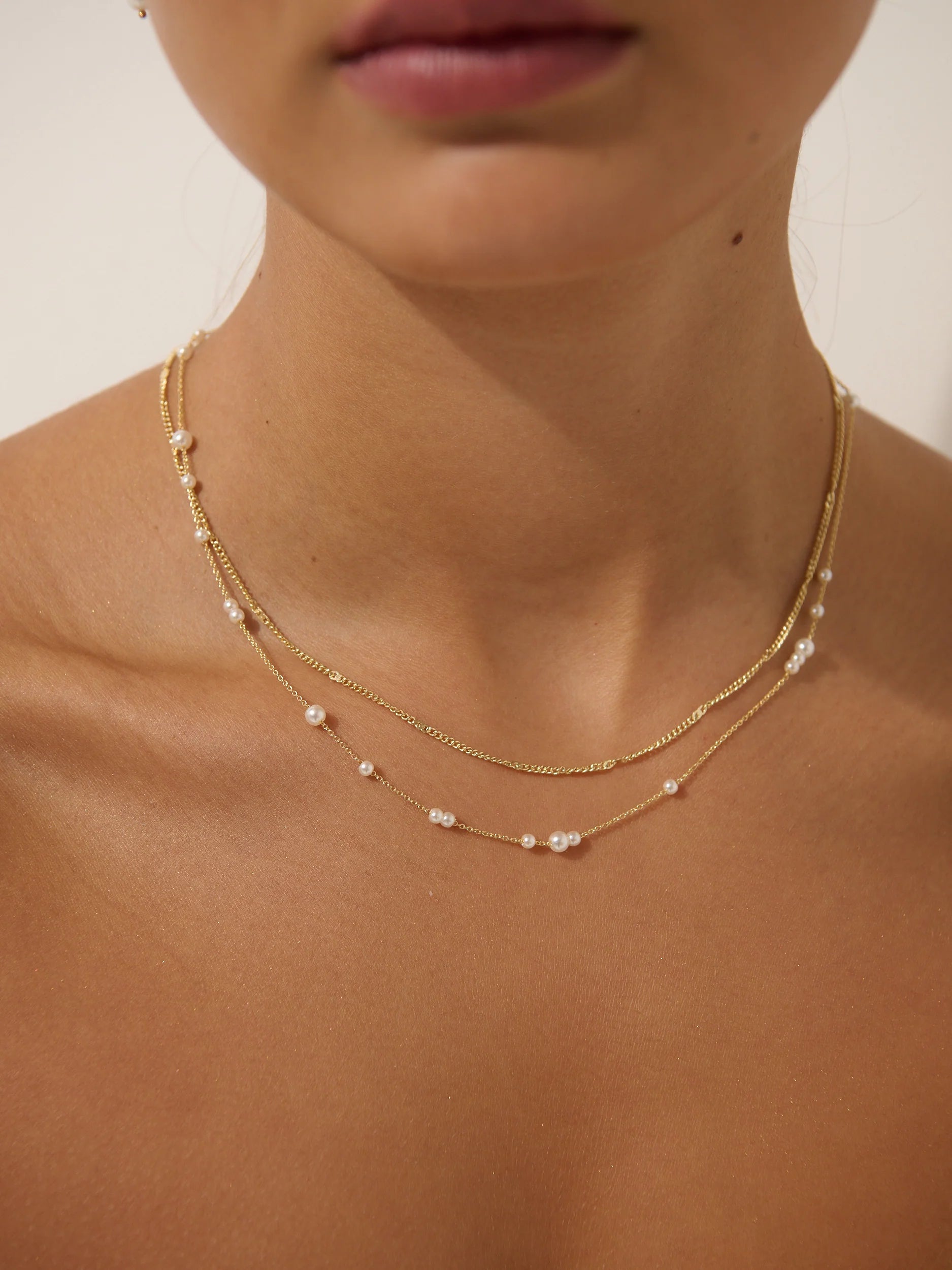 Pear Layered Necklace Dear Blackbird Boutique