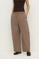 Assembly Label - Elaine Cotton Pant (Dark Sand) Assembly Label