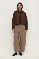 Assembly Label - Elaine Cotton Pant (Dark Sand) Assembly Label