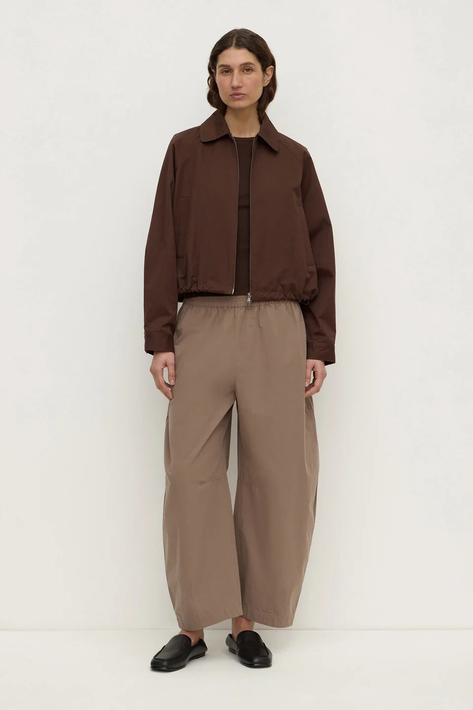 Assembly Label - Elaine Cotton Pant (Dark Sand) Assembly Label