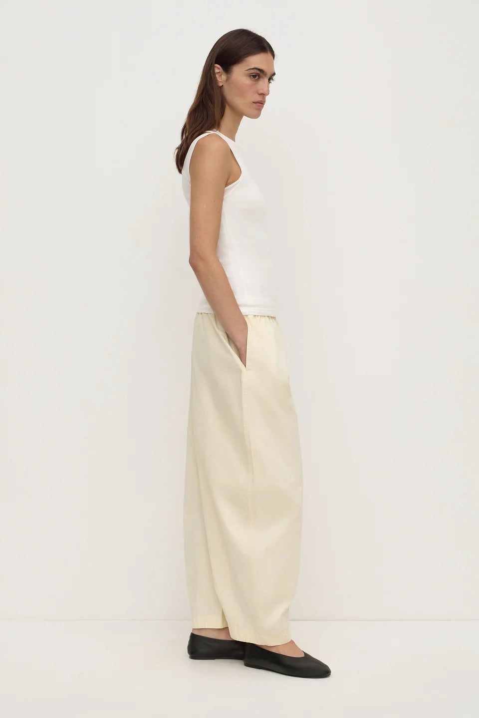 Assembly Label - Lola Barrel Pant (Vanilla) Assembly Label