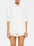 Kivari - Lou Denim Shirt (White) Kivari