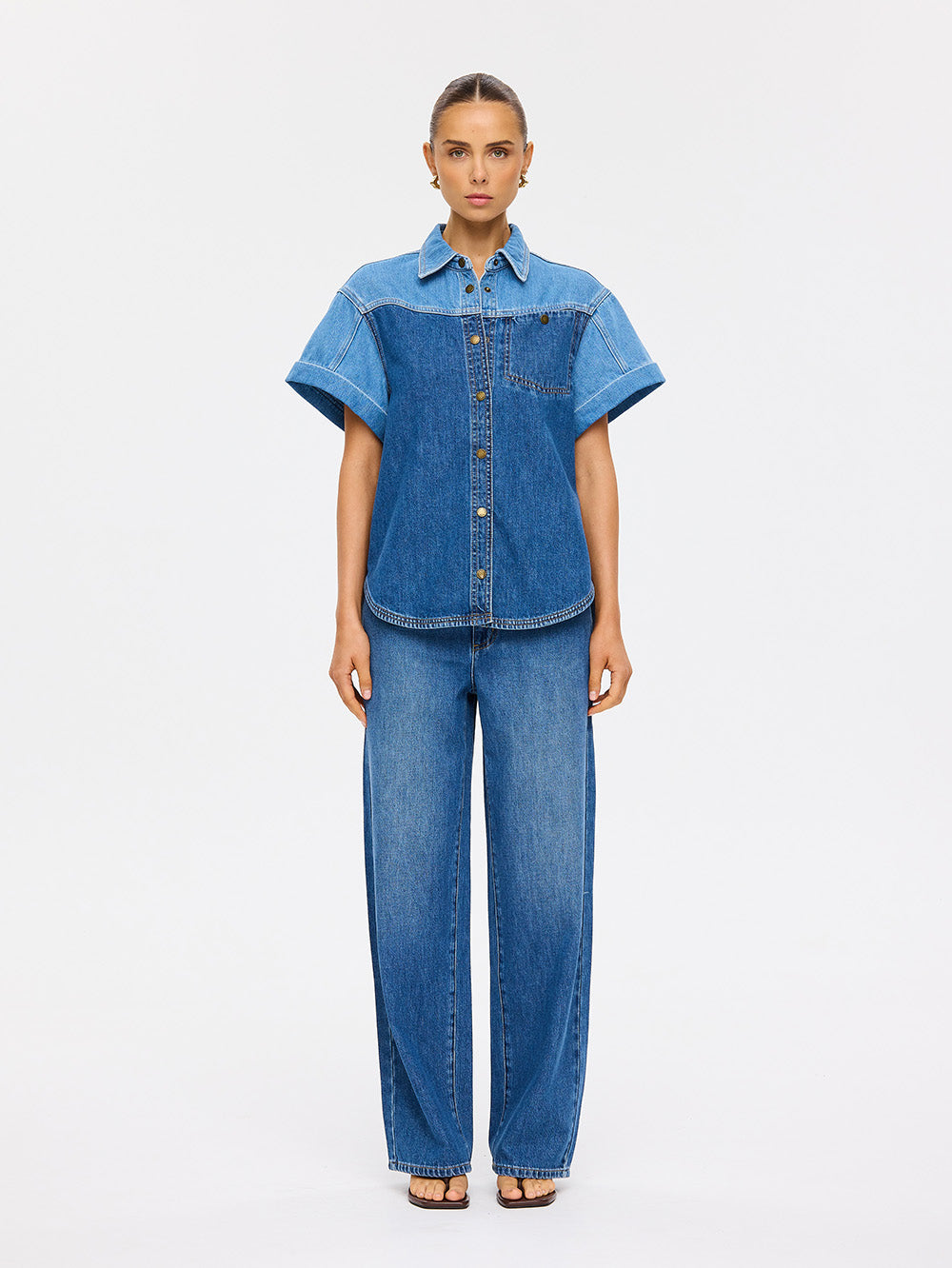 (Pre-Order) Kivari - Coralie Denim Shirt Kivari