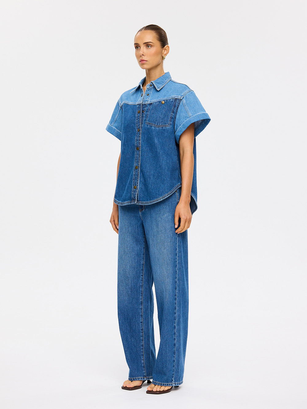 (Pre-Order) Kivari - Coralie Denim Shirt Kivari