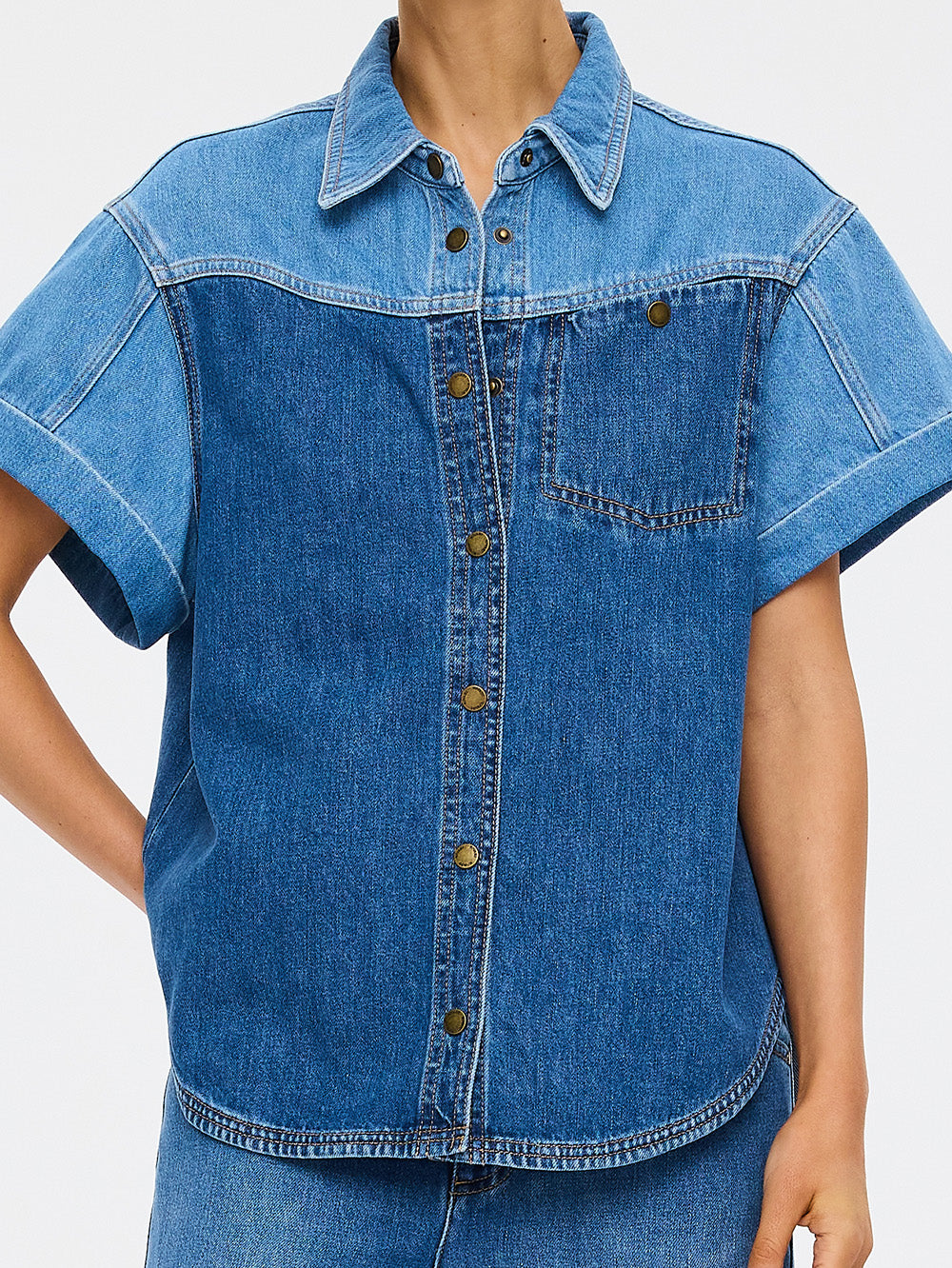 (Pre-Order) Kivari - Coralie Denim Shirt Kivari