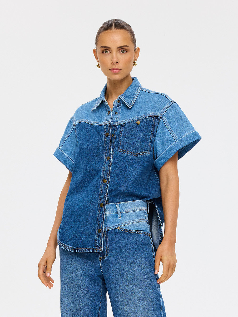 (Pre-Order) Kivari - Coralie Denim Shirt Kivari