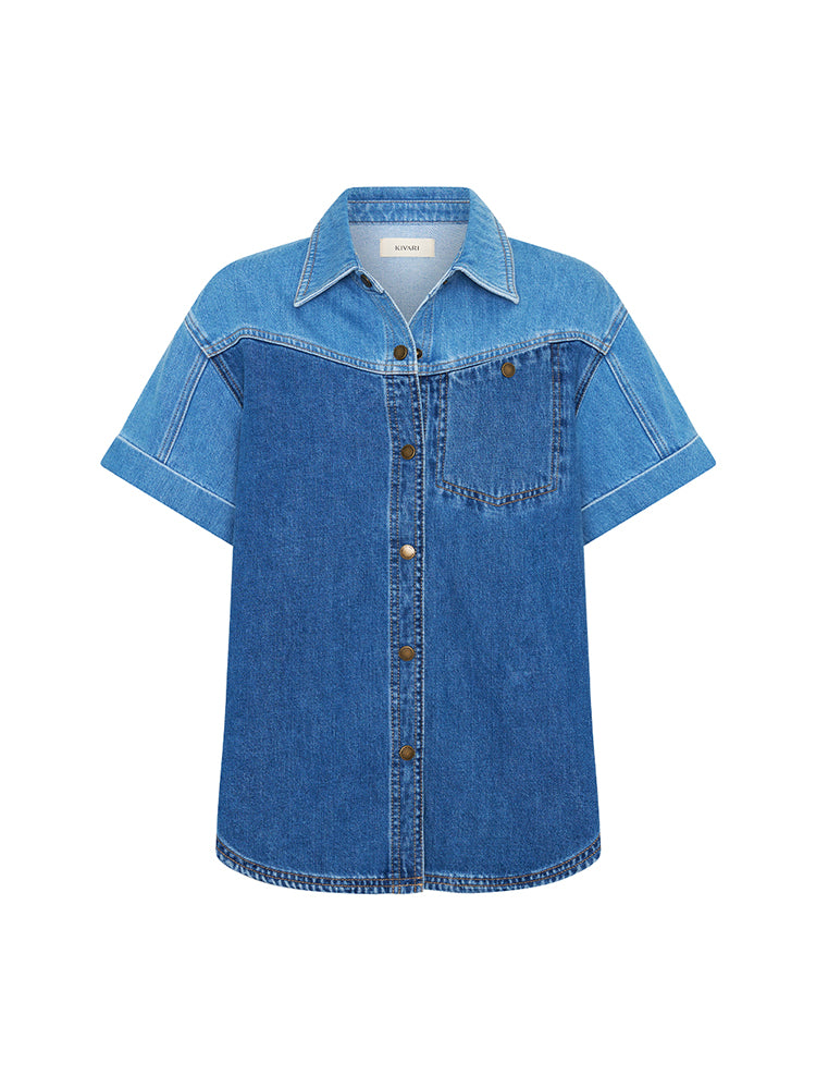 (Pre-Order) Kivari - Coralie Denim Shirt Kivari