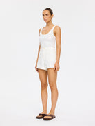 Kivari - Lou Denim Short (White) Kivari