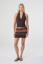 Arcaa - Thea Twist Top (Espresso) Arcaa