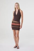 Arcaa - Thea Twist Top (Espresso) Arcaa