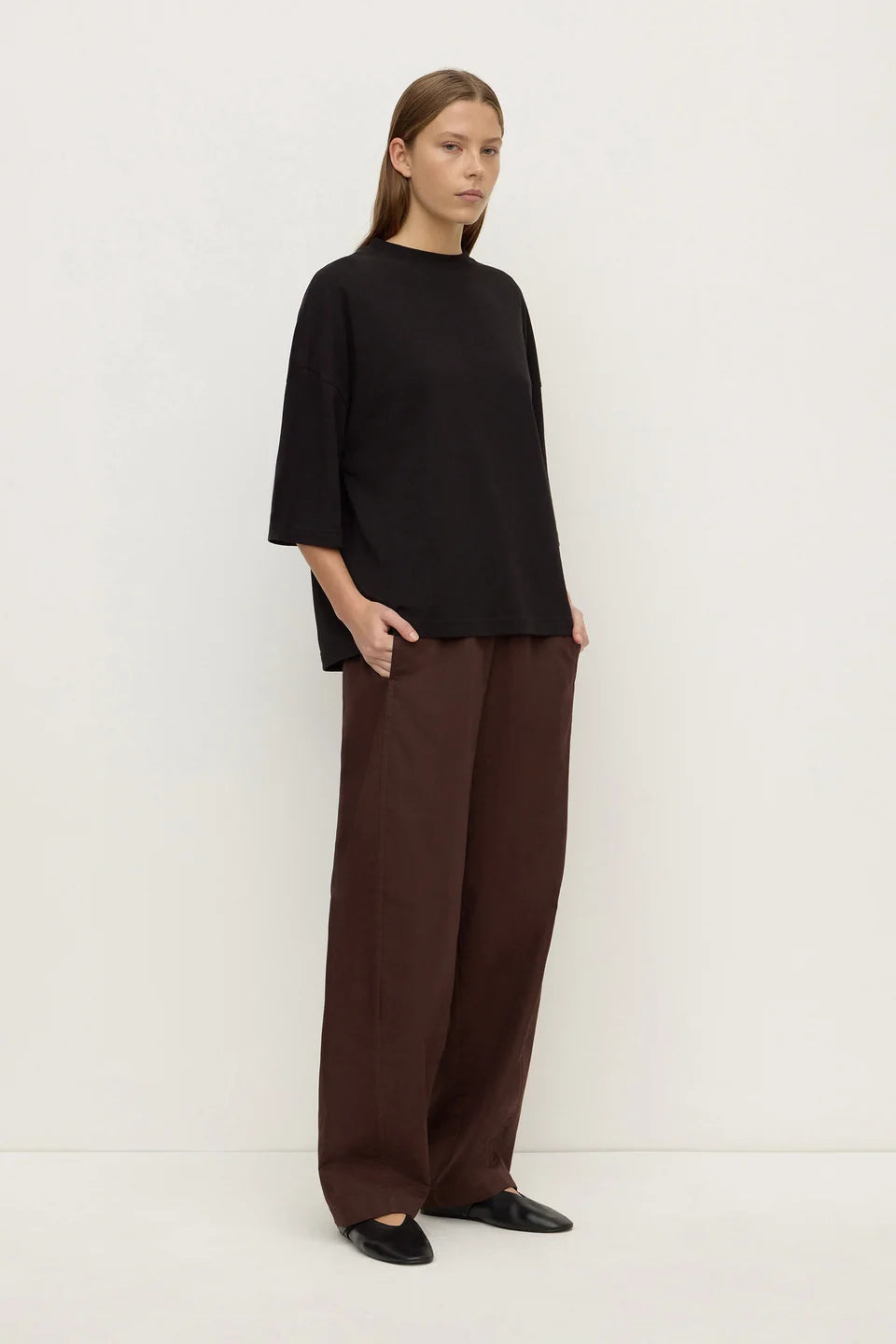 Assembly Label - Max Cotton Oversized Tee (Black) Assembly Label