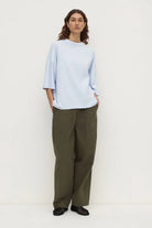 Assembly Label - Max Cotton Oversized Tee (Powder Blue) Assembly Label