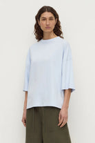 Assembly Label - Max Cotton Oversized Tee (Powder Blue) Assembly Label