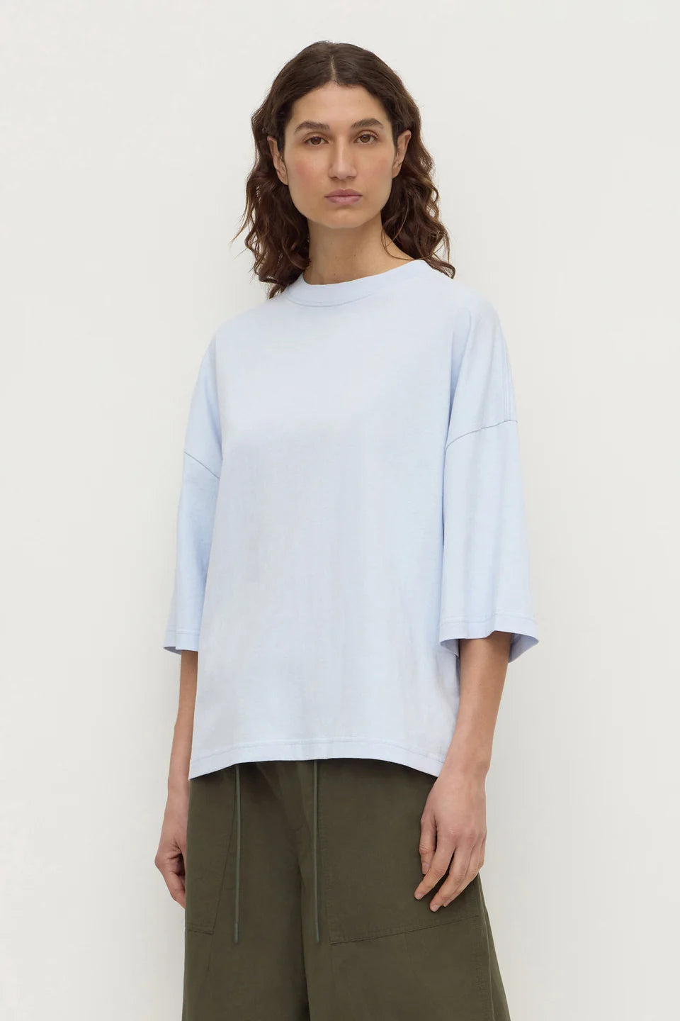Assembly Label - Max Cotton Oversized Tee (Powder Blue) Assembly Label