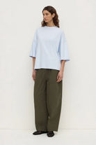 Assembly Label - Max Cotton Oversized Tee (Powder Blue) Assembly Label