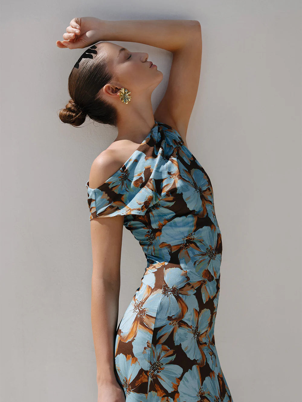 Kivari - Nieve Jersey Maxi Dress (Blue) Kivari