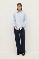 Assembly Label - Micha Popplin L/S Shirt (Powder Blue) Assembly Label