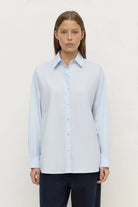 Assembly Label - Micha Popplin L/S Shirt (Powder Blue) Assembly Label