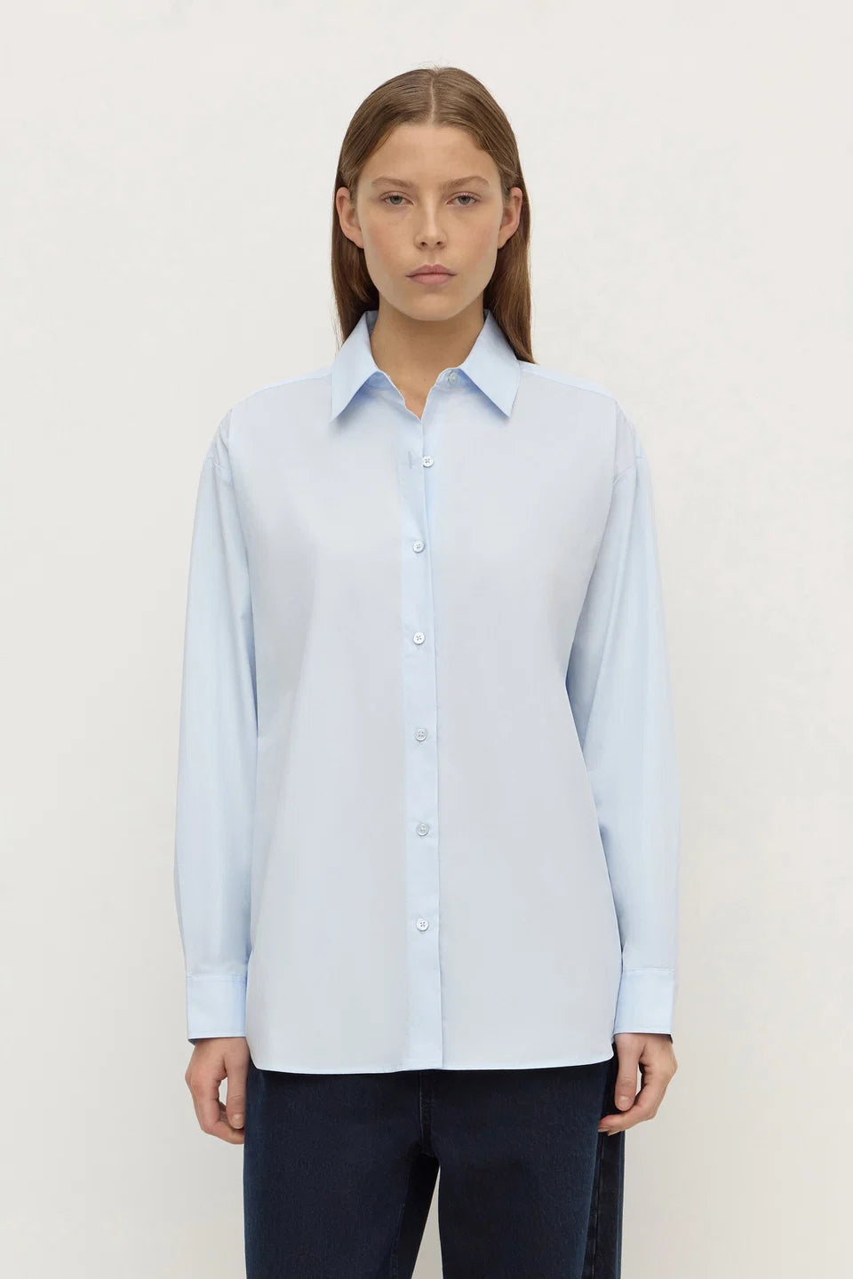 Assembly Label - Micha Popplin L/S Shirt (Powder Blue) Assembly Label