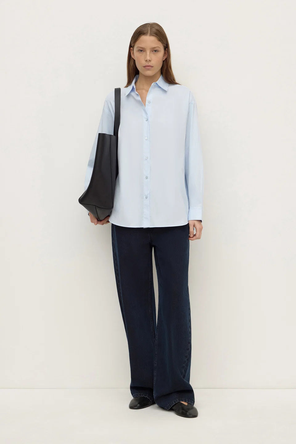 Assembly Label - Micha Popplin L/S Shirt (Powder Blue) Assembly Label
