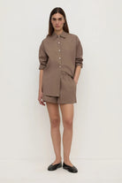 Assembly Label - Misha Shirt (Dark Sand) Assembly Label
