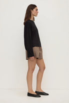 Assembly Label - Micha Poplin Short (Dark Sand) Assembly Label