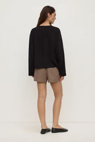Assembly Label - Micha Poplin Short (Dark Sand) Assembly Label