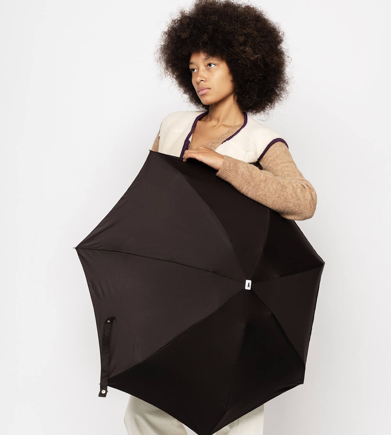 Micro Umbrella - Edwige (Chocolate) Anatole