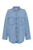 Nude Lucy - Organic Denim Oversized Shirt (Soft Blue) Nude Lucy