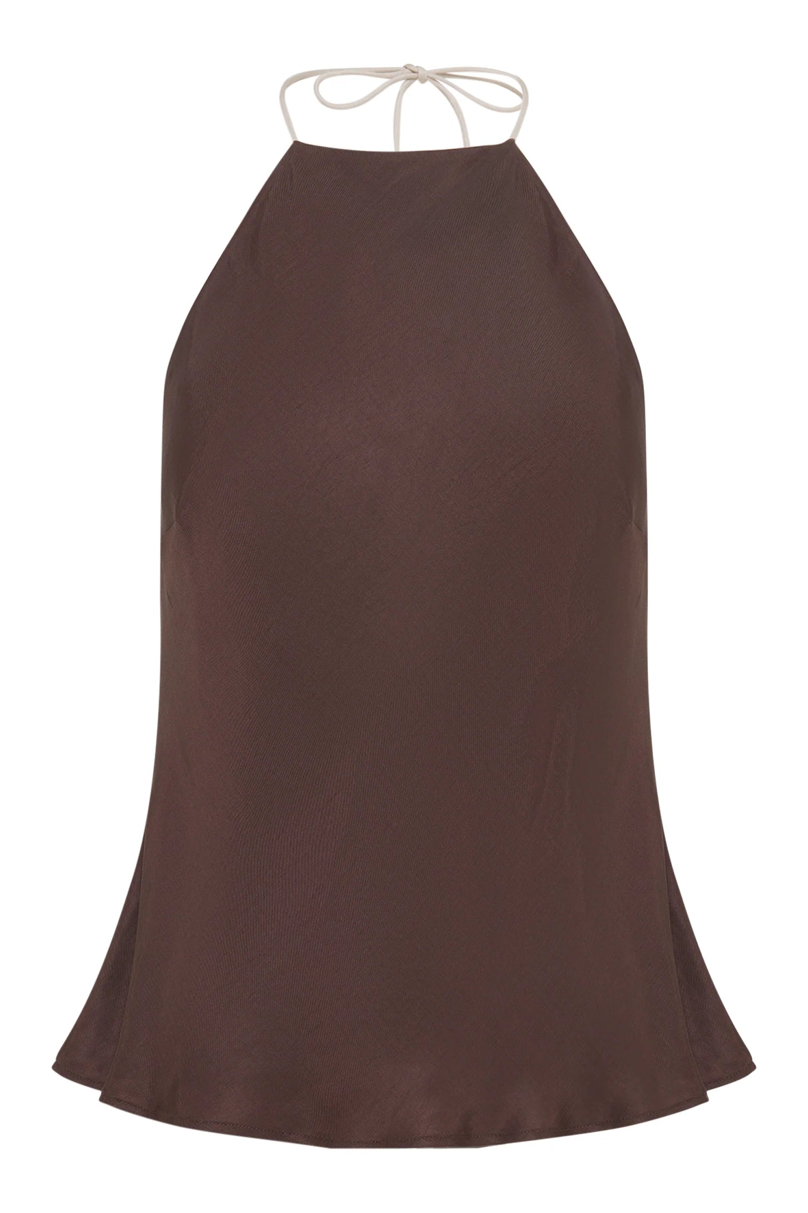 Nude Lucy - Tilly Halter Top (Chocolate) Nude Lucy