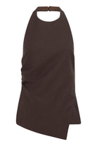 Nude Lucy - Juno Halter Top (Chocolate) Nude Lucy